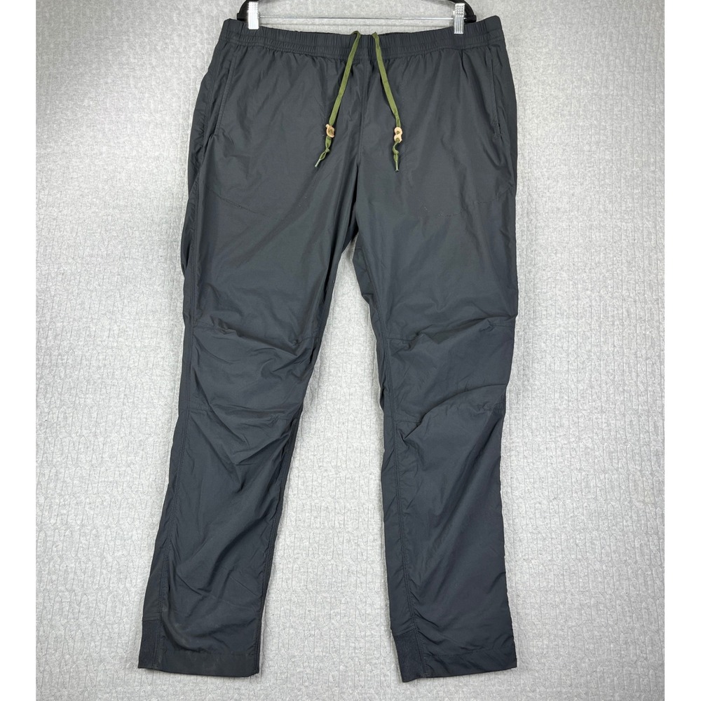 Relwen Windpant Joggers Mens 2X Black Nylon Spandex Stretch Elastic Waist Pants